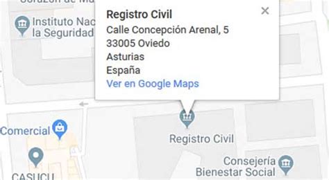 registro civil de oviedo españa|Direcciones y teléfonos